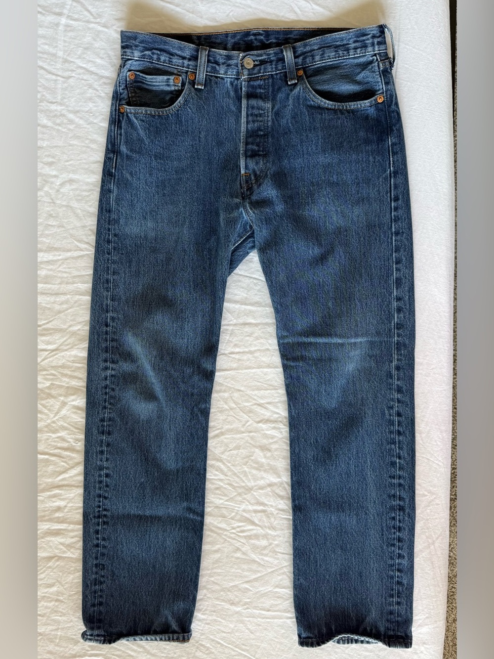 Levi’s 501 Straight Leg Jeans Short Inseam